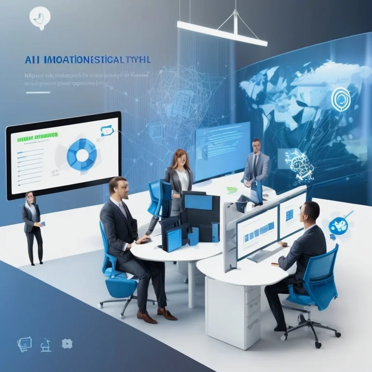 チームが協力してプロジェクトに取り組む様子